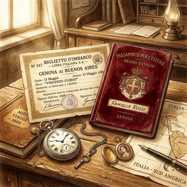 Ilustración de Apellidos italianos en América: La gran inmigración del siglo XIX