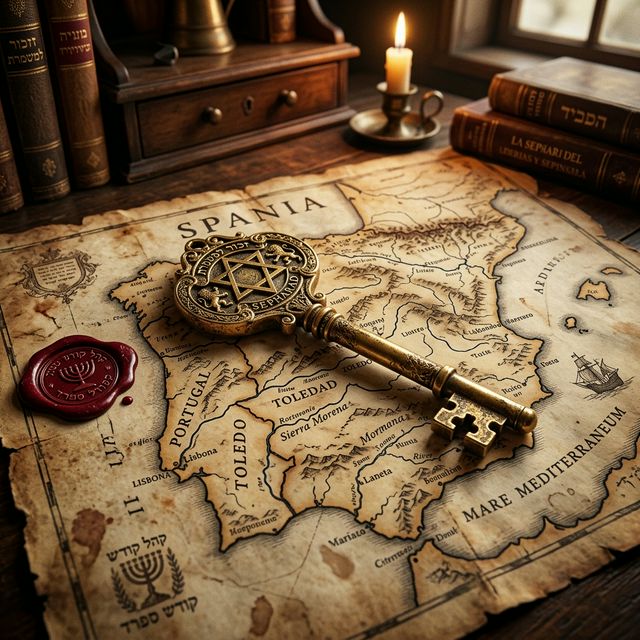 Ilustración de Descubre si tu apellido es de origen sefardí: Linajes judíos en la Península Ibérica